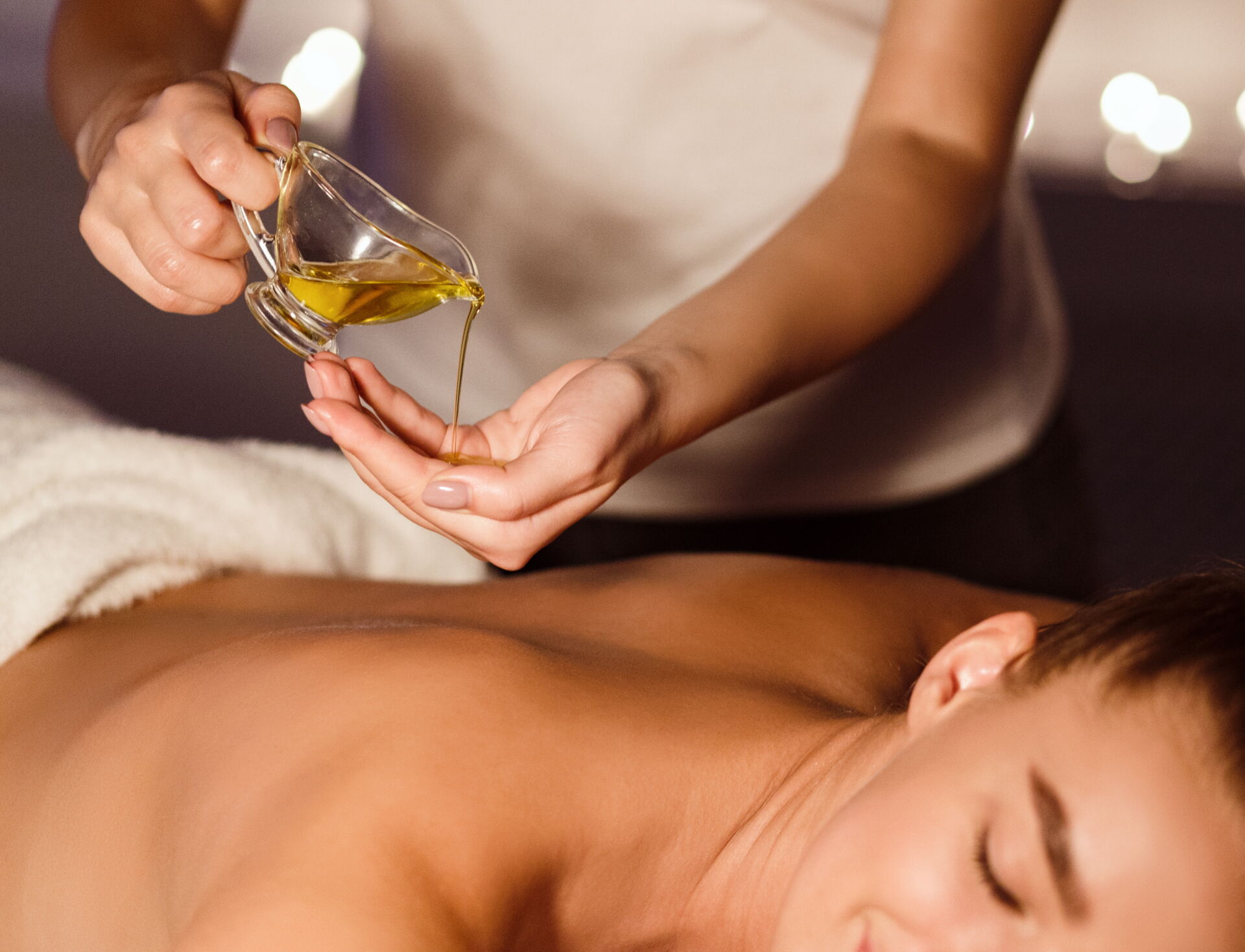 Indische Eismassage